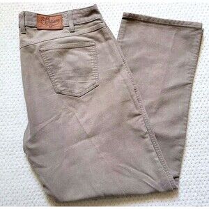 RM Williams Denim Australia Made Jeans Pants Mens 42R Straight Khaki Brown